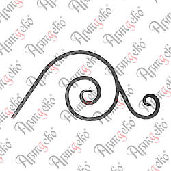 Декоративний елемент 500х235х12 вальц. Арт. 14.005