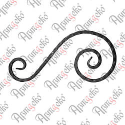 Декоративний елемент 430х220х12 вальц. Арт. 14.007