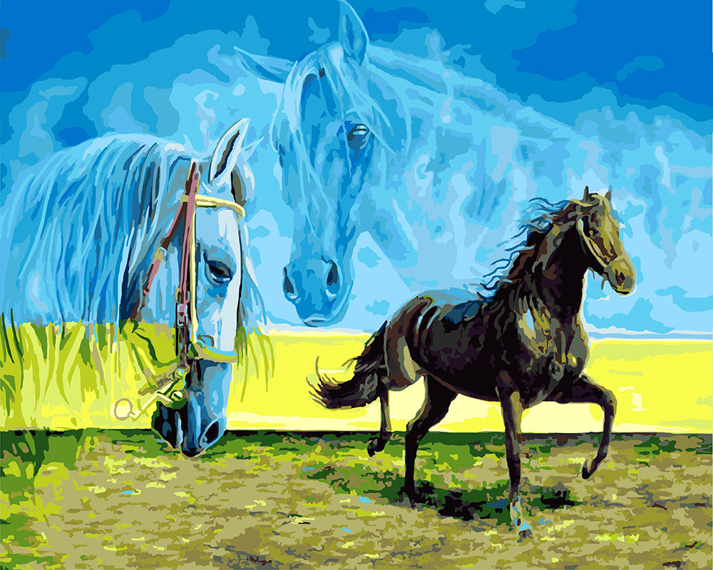 Акційна Картина за номерами На українських теренах (BK-GX3226) 40 х 50 см, фото 1