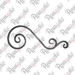 Декоративний елемент 550х210х12 невальц. Арт. 14.000.01