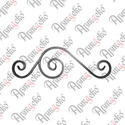 Декоративний елемент 620х190х12 невальц. Арт. 14.002.01