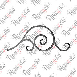 Декоративний елемент 515х215х12 невальц. Арт. 14.003.01