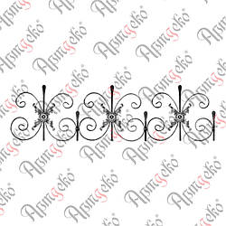 Фриз декоративний 410х1440х12/12х6 невальц. Арт. 15.003