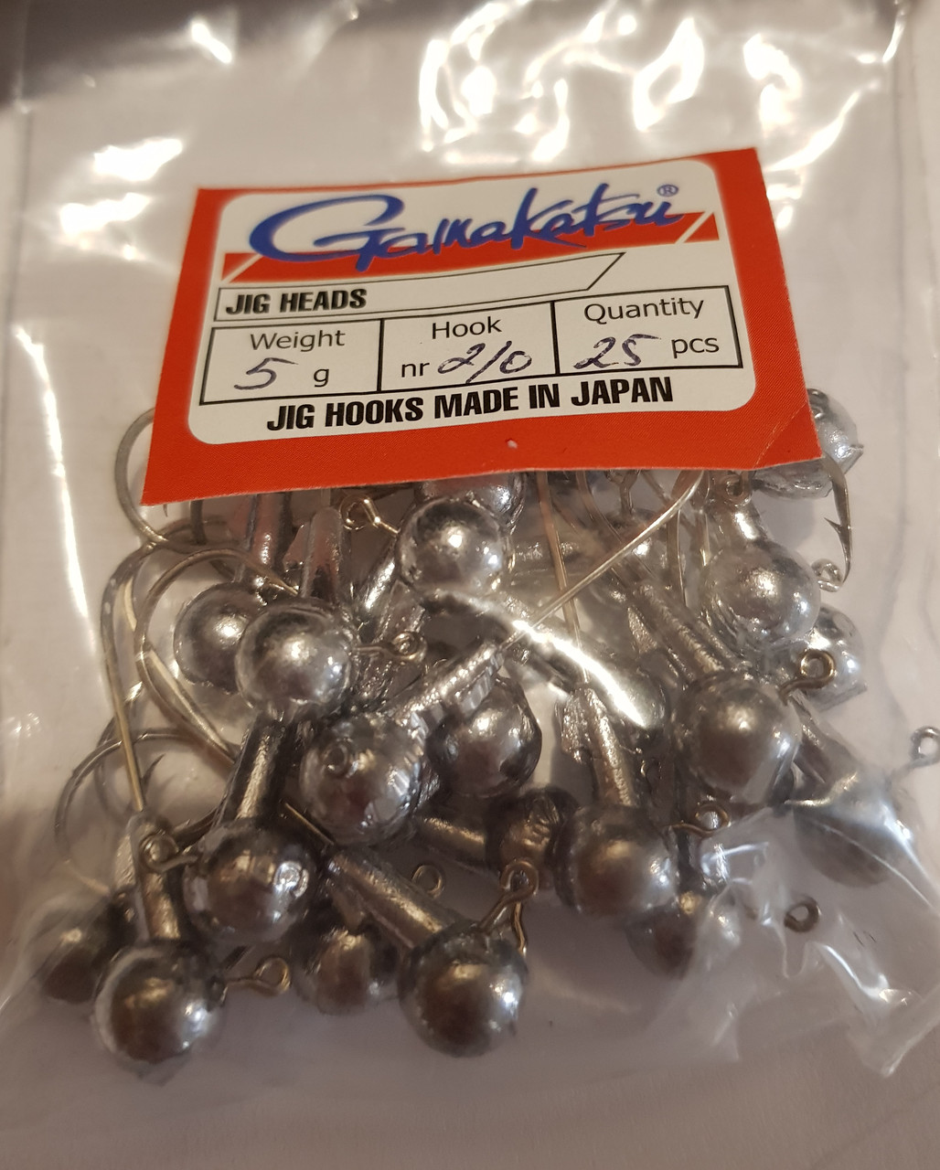 Джиг-головка Gamakatsu (25 шт.) 5 г крNo2/0