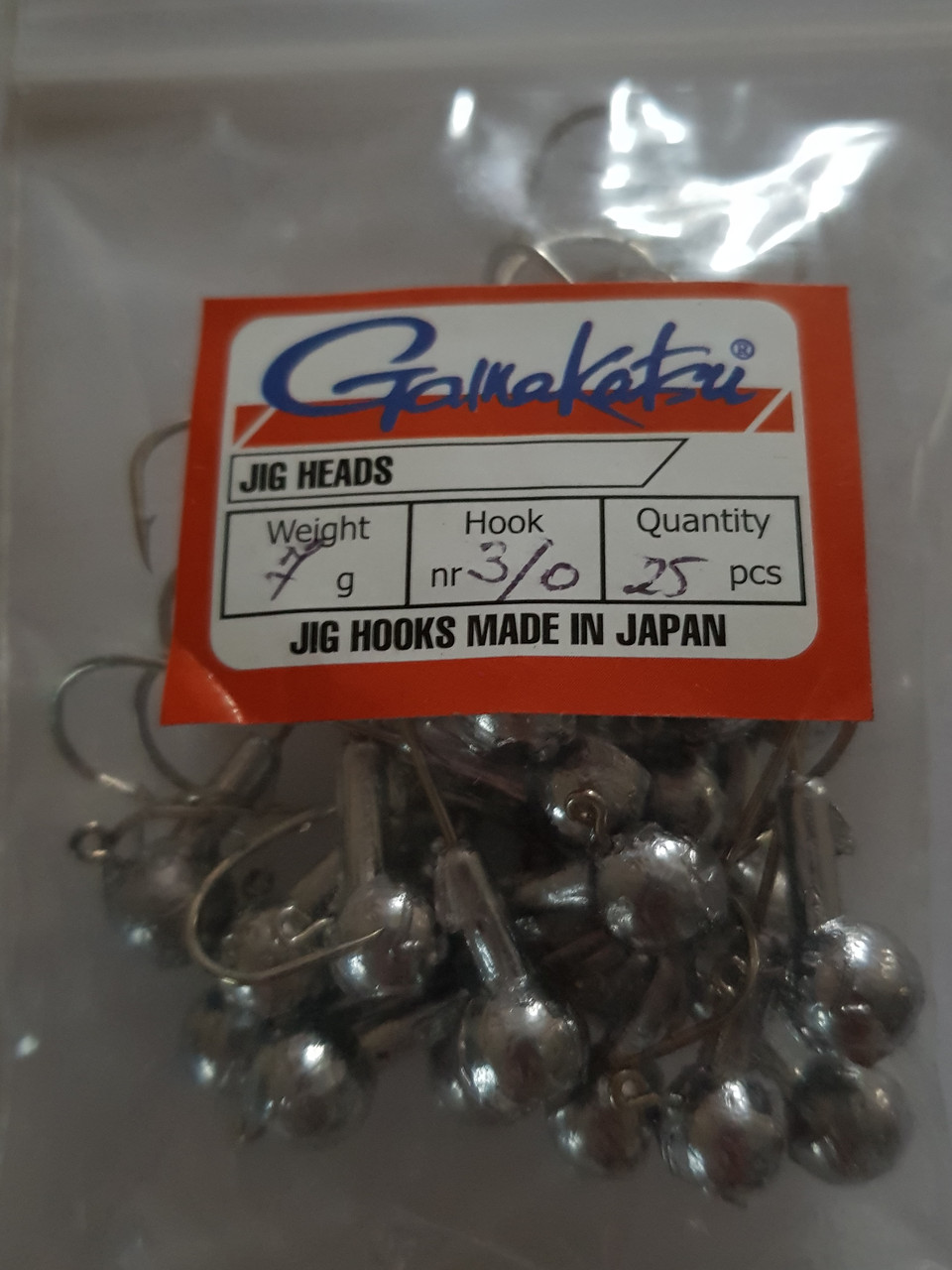 Джиг-головка Gamakatsu (25 шт.) 7 г крNo3/0