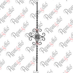 Стійка 950х230х12 невальц. Арт. 21.042