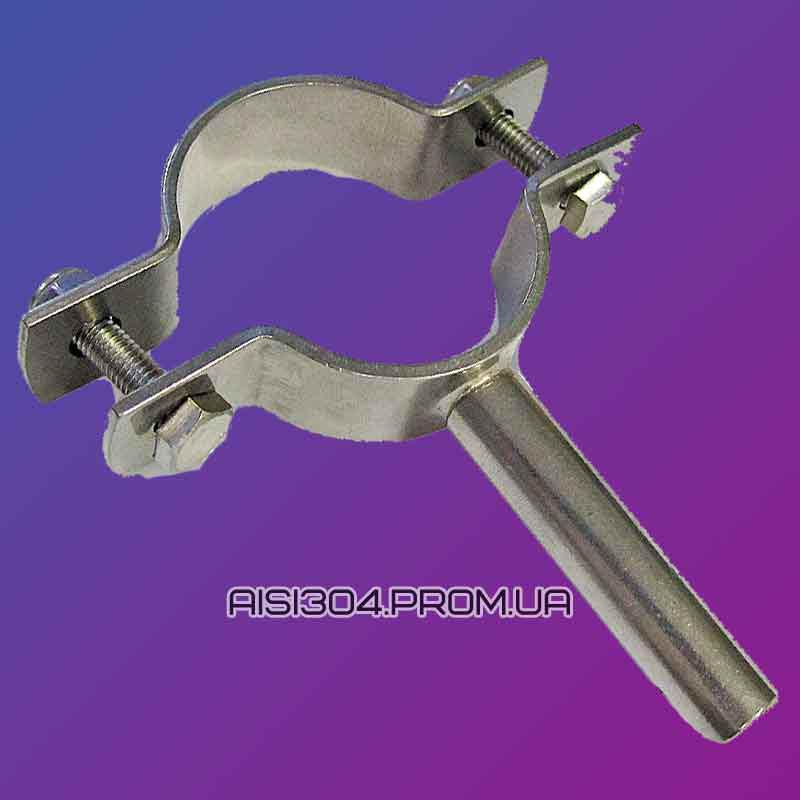 Хомут нержавіючий для труб Ду 10 (12 мм) AISI 304, фото 1