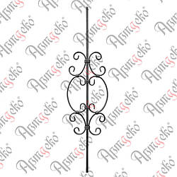 Стійка 950х230х12 невальц. Арт. 21.177