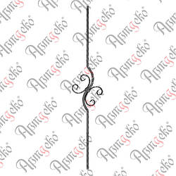 Стійка 950х180х12 вальц. Арт. 21.012