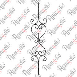 Стійка 950х205х12 Арт. 21.019