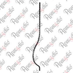 Стійка гнута 950х12х135х12 вальц. Арт. 21.135