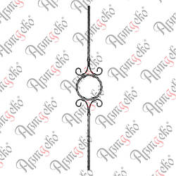 Стійка 950х160х12 вальц. Арт. 21.020