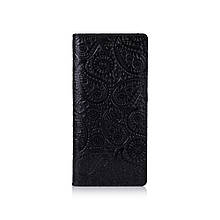 Гаманець універсальний із натуральної шкіри з художнім тисненням "Buta Art"