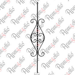 Стійка 950х190х12 невальц. Арт. 21.182