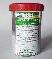 Невисихна термопаста TS-3 банка 100 г. 3-3,2 Вт/(м К) від виробника