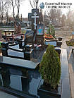 Меморіальний пам'ятник з граніту з хрестом № 28, фото 9