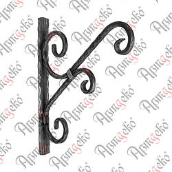 Кронштейн 445х345х12 вальц./40х4 Арт. 21.165