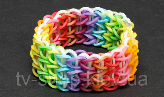Гумочки для плетіння браслетів Loom Bands Colorful, фото 1