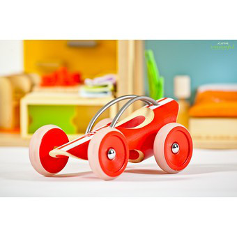Деревянная игрушка машинка из бамбука "E-Racer Monza"