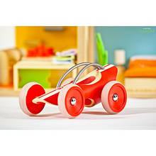 Дерев'яна іграшка машинка з бамбука "E-Racer Monza"