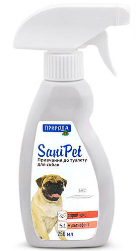 Спрей Sani Pet Сані Пет привчання до туалету собак 250 мл, цена 134 грн ...