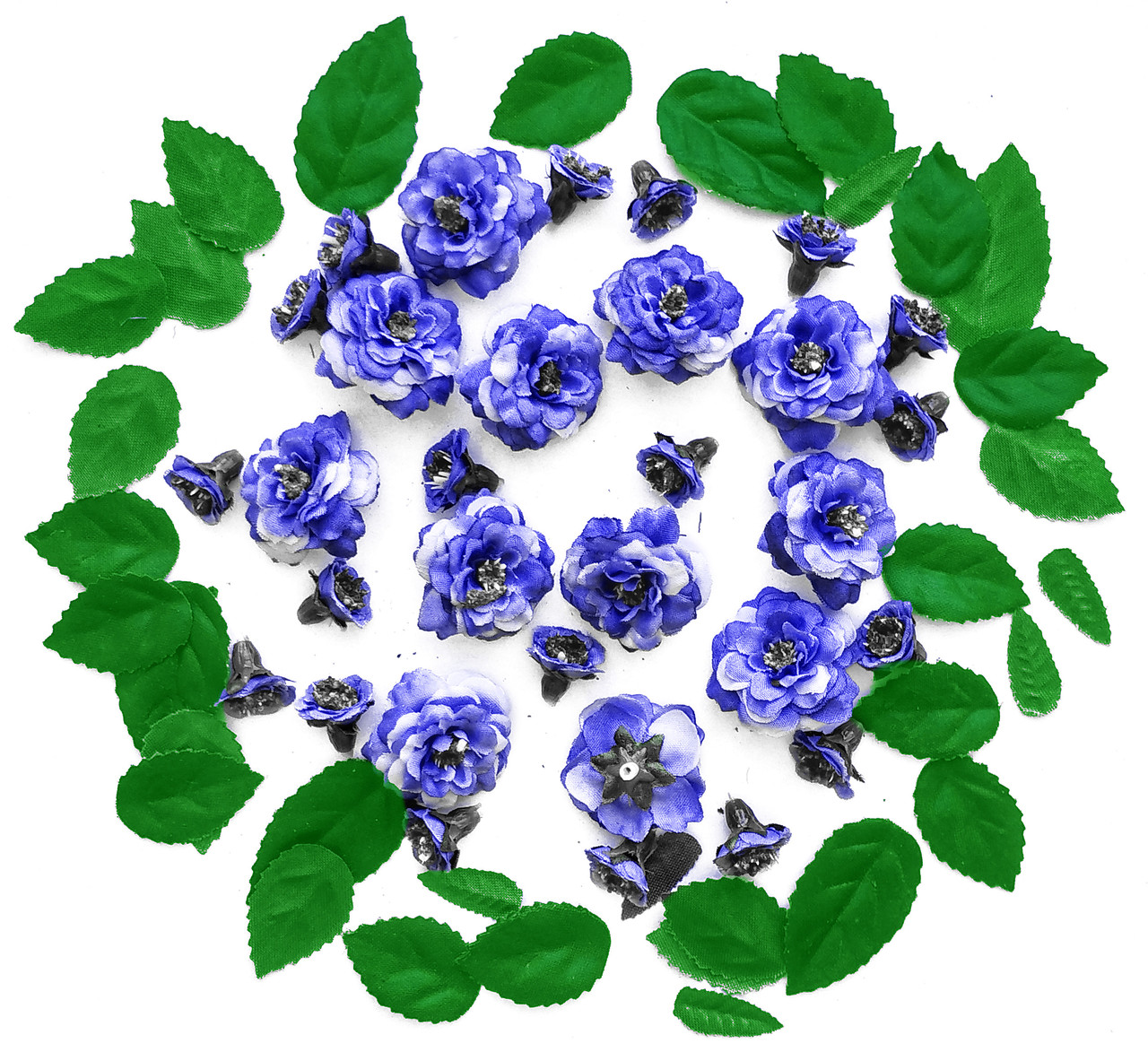 Квіти сині в коробці #2 (2-3 см), фото 1