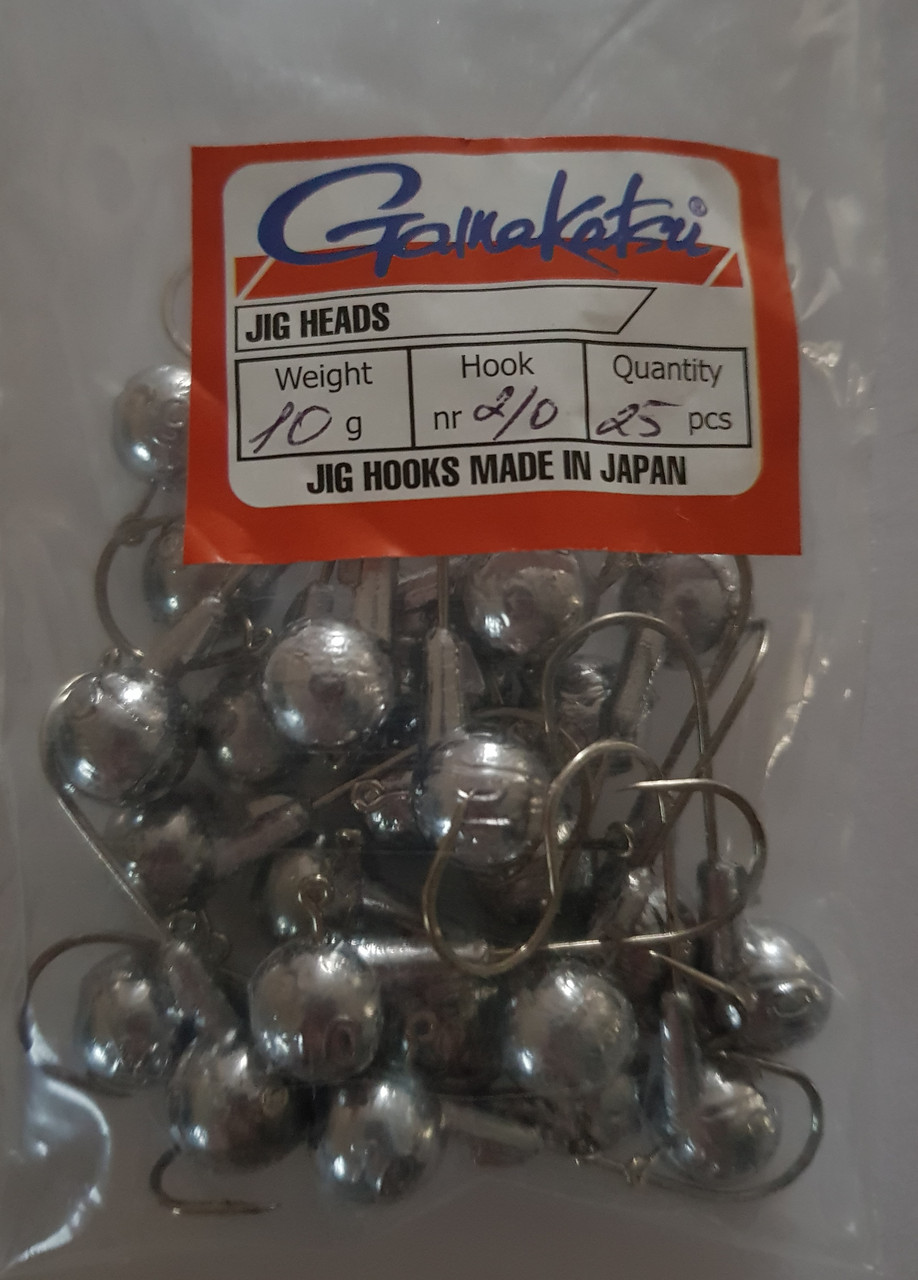 Джиг-головка Gamakatsu (25 шт.) 10 г крNo2/0