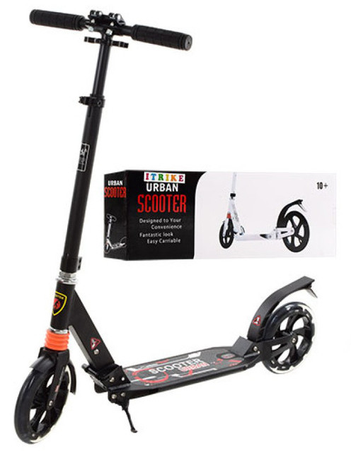 Міський самокат для дорослих Scooter Urban iTrike SR 2-017 Black