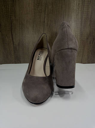 НОВИНКА! Класичні жіночі туфлі з нат. замші ТМ ROSS., фото 2