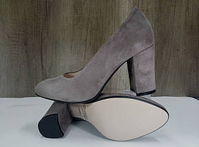 НОВИНКА! Класичні жіночі туфлі з нат. замші ТМ ROSS., фото 3