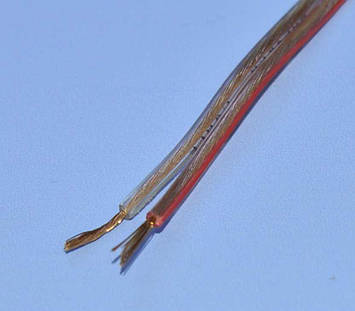 Кабель акуст. мідний прозорий 2х0,50мм кв. Cabletech KAB0307 /бухта 100м