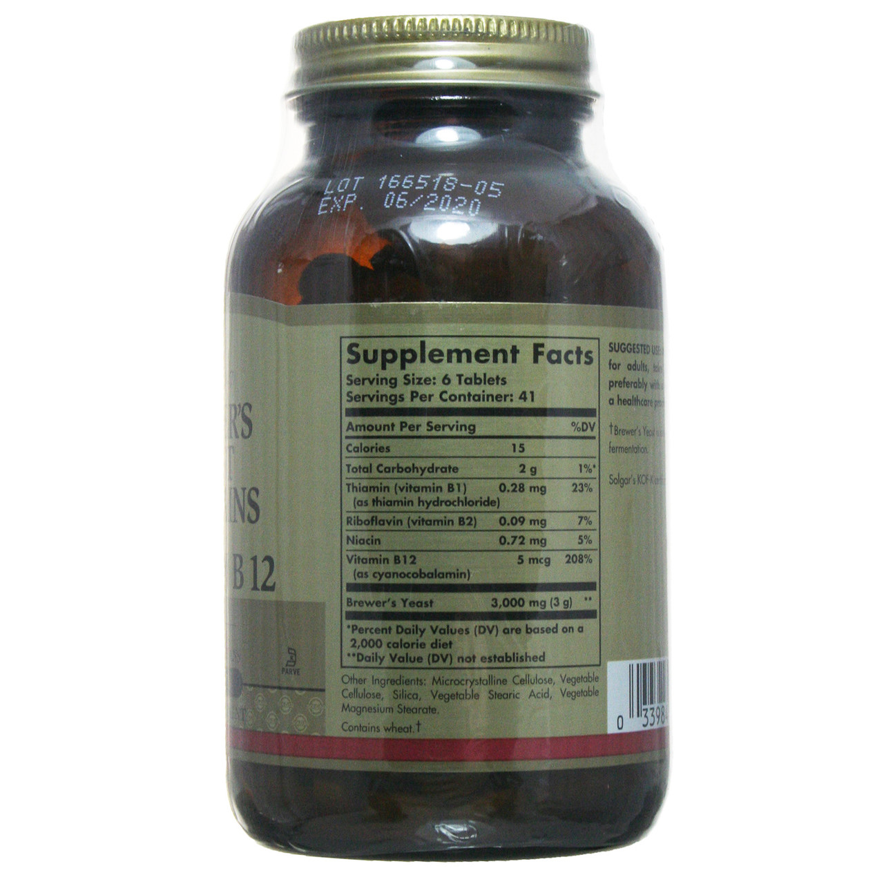 Пивные дрожжи с витамином В12 Солгар, 250 таблеток купить по лучшей ...
