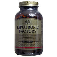 Липотропный фактор, 100 таблеток, Solgar, Lipotropic Factors, 100 Tablets