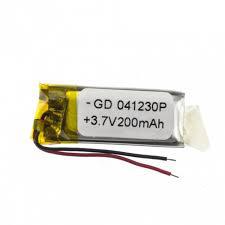 Акумулятор універсальний 040830 Li-Pol 3.7 В 200мА·год), (30*08*4 мм)