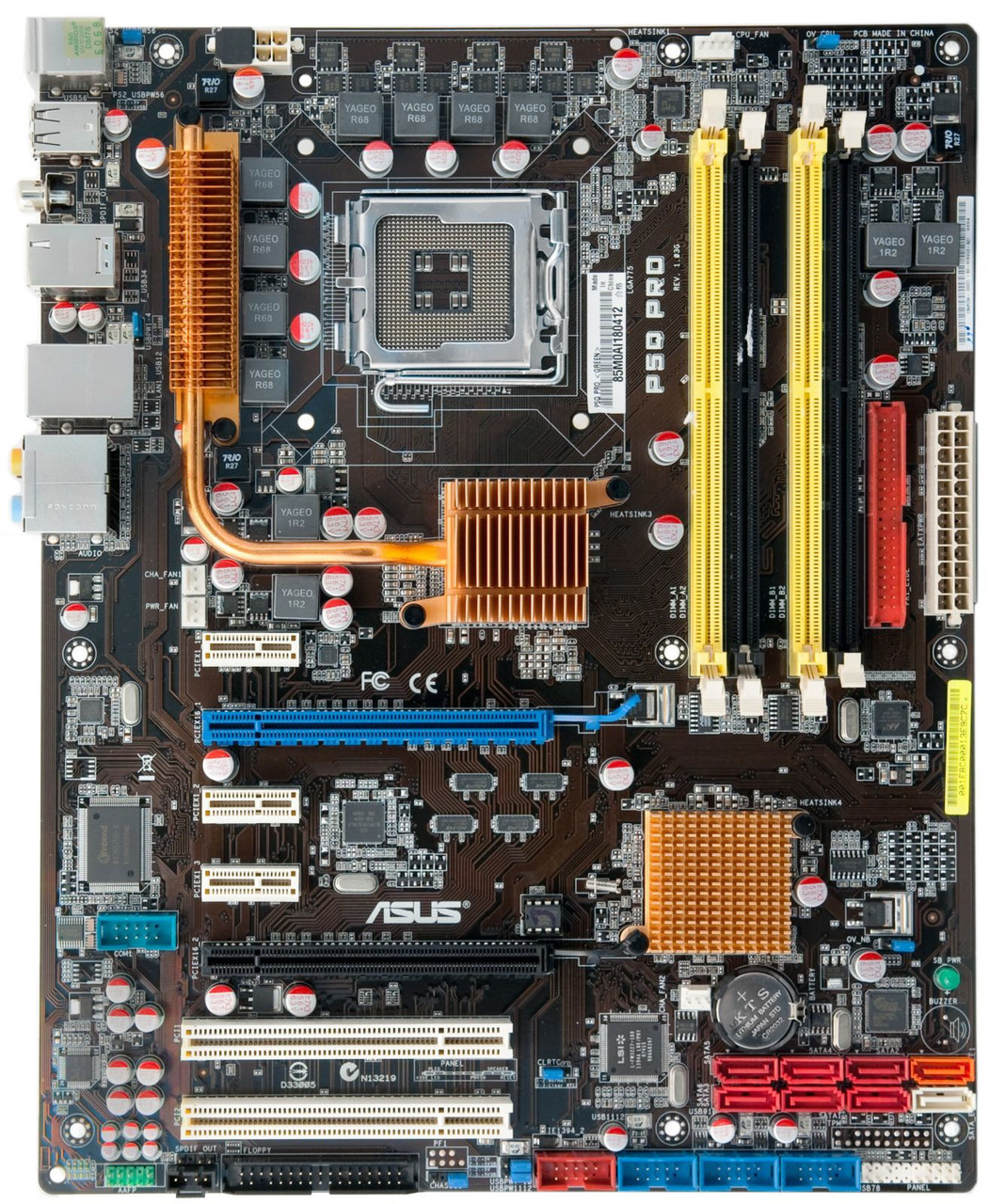 ТОПОВА Плата s775 ASUS P5Q PRO на P45 з 5ма PCI-EXPRESS Розуміє 8GB DDR2 +БУДЬ-які 2-4 ЯДРА ПРОЦИ XEON,Core2QUAD, фото 1