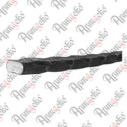 Смуга кована декоративна 2000х12х6 вальц. Арт. 30.008