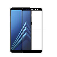 Защитное стекло 5D (Full glue) Samsung A530 (A8-2018) (Black)