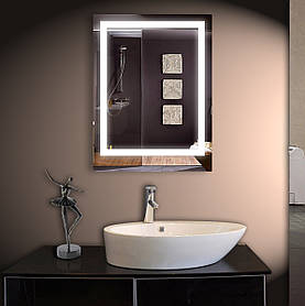 Дзеркало LED зі світлодіодним підсвічуванням ver-302 800х600 мм