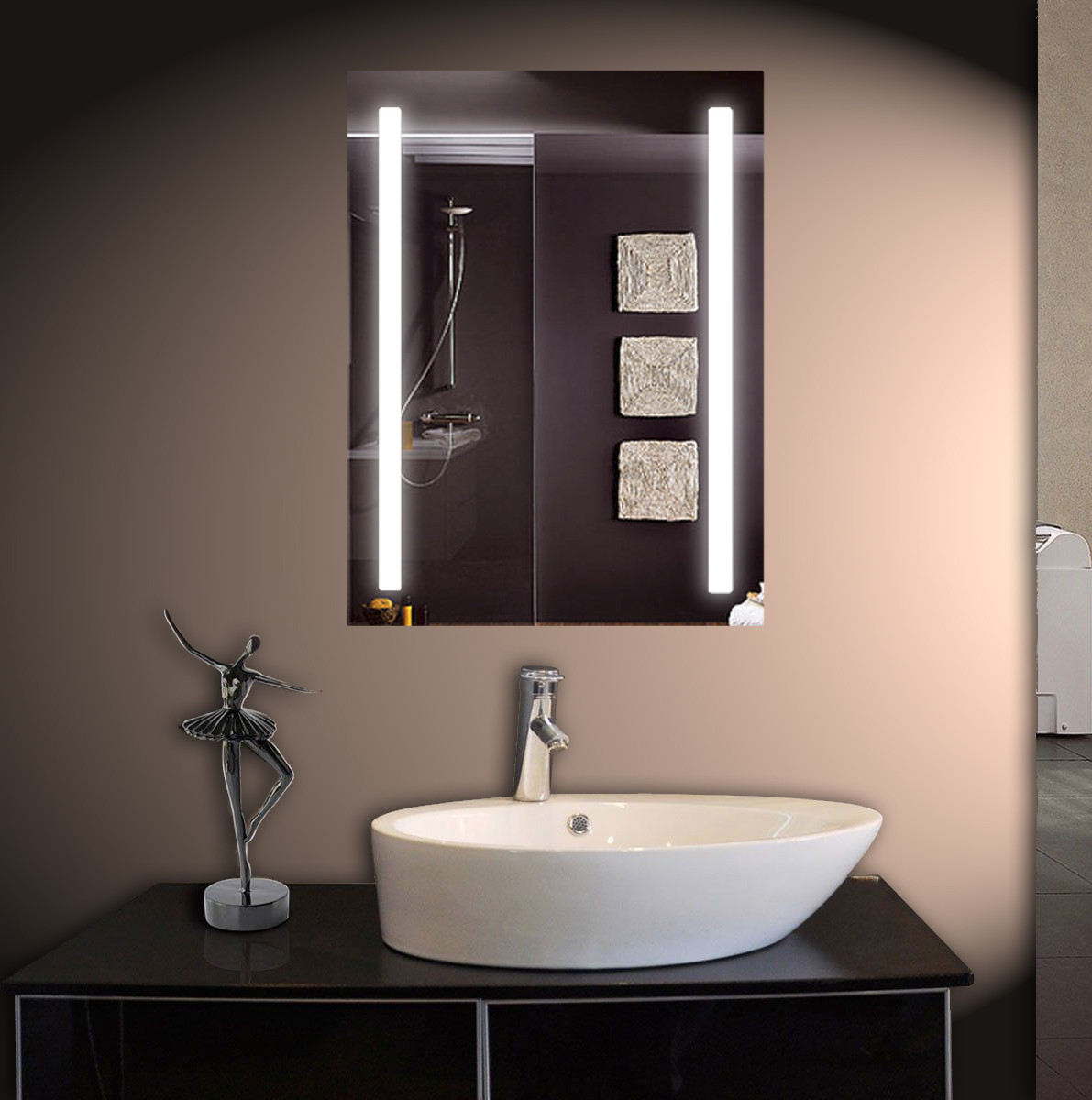 LED дзеркало ver-3052 600х800, дзеркало з підсвіткою