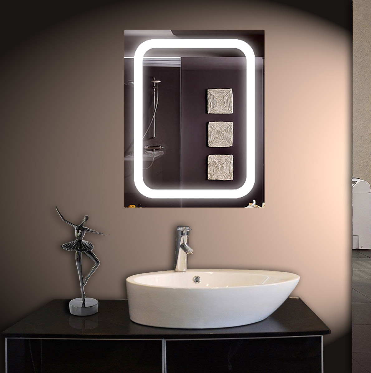 LED дзеркало ver-3055, дзеркало з підсвіткою