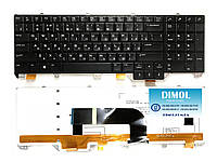 Оригинальная клавиатура для ноутбука Dell Alienware M17x R5 M17X series, rus, black, RGB-подсветка