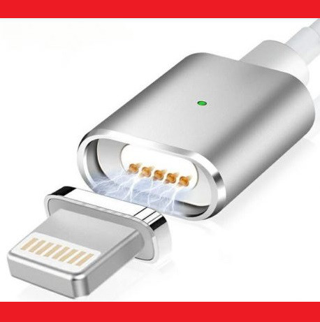 Магнітний кабель USB — Lightning — Білий