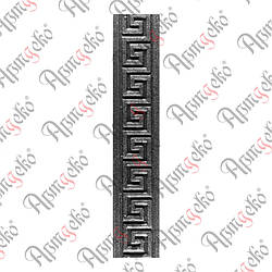 Смуга кована декоративна 2000х30х4 Арт. 30.027.01