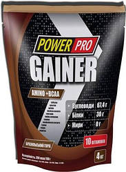 Гейнер Power Pro Gainer 30% бразильський горіх 4 кг