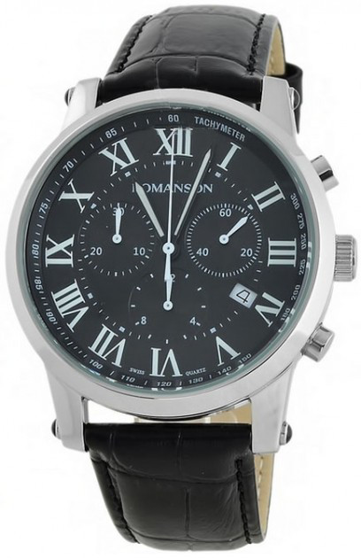 Годинник Romanson TL0334HMWH BK (R) кварц. Chronograph