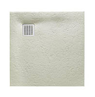 Квадратний душовий піддон зі штучного каменю, Roca Terran 90*90 см AP0338438401300