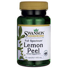 Лимонна цедра Swanson Full Spectrum Lemon Peel 400MG CAPS 60