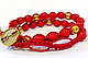 Браслет із корала на 2 оберти Wrap, фото 4