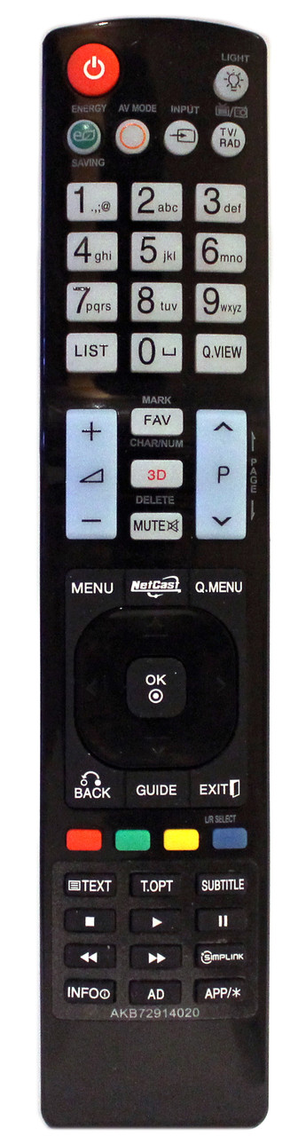Пульт для LG AKB72914020