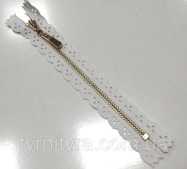 Метал на мереживній основі 15 см No3 gold 199, фото 1